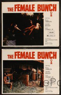 8y219 FEMALE BUNCH 8 LCs '71 cowboy sex western, sexy bad girls, they live by their own rules!