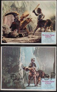 8y256 GOLDEN VOYAGE OF SINBAD 8 LCs '73 Ray Harryhausen, cool fantasy special effects images!