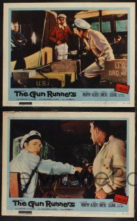 8y857 GUN RUNNERS 4 LCs '58 Audie Murphy & Eddie Albert, written by Ernest Hemingway!