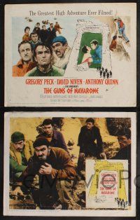 8y264 GUNS OF NAVARONE 8 LCs '61 David Niven, Anthony Quinn, Gregory Peck, Gia Scala