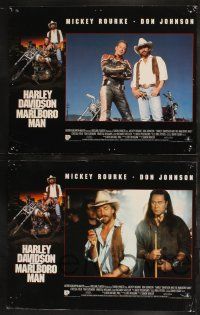 8y702 HARLEY DAVIDSON & THE MARLBORO MAN 7 LCs '91 Mickey Rourke & Don Johnson in title roles!