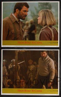8y278 HIGH ROAD TO CHINA 8 LCs '83 images of aviator Tom Selleck & Bess Armstrong!