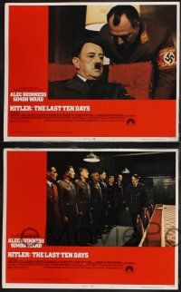 8y281 HITLER: THE LAST TEN DAYS 8 LCs '73 Alec Guinness as Adolph, Doris Kunstmann as Eva Braun!