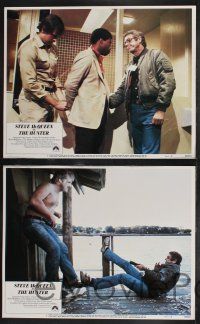 8y295 HUNTER 8 int'l LCs '80 images of bounty hunter Steve McQueen w/ Eli Wallach, LeVar Burton!