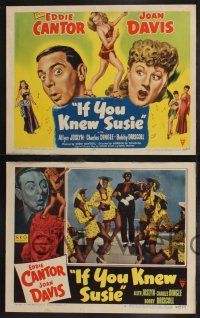 8y302 IF YOU KNEW SUSIE 8 LCs '47 Eddie Cantor, Joan Davis, vaudeville musical!