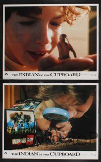 8y309 INDIAN IN THE CUPBOARD 8 LCs '95 Hal Scardino, Litefoot, directed by Frank Oz!
