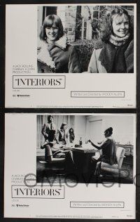 8y312 INTERIORS 8 LCs '78 Diane Keaton, Mary Beth Hurt, E.G. Marshall, directed by Woody Allen!