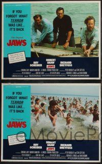 8y860 JAWS 4 LCs R79 Roy Scheider, Robert Shaw, Richard Dreyfuss, Steven Spielberg's shark classic!