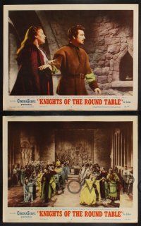 8y864 KNIGHTS OF THE ROUND TABLE 4 LCs '54 Robert Taylor as Lancelot, Ava Gardner as Guinevere!