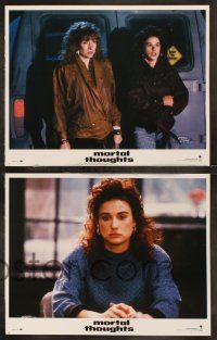 8y425 MORTAL THOUGHTS 8 LCs '91 Demi Moore, Glenne Headly, Bruce Willis!