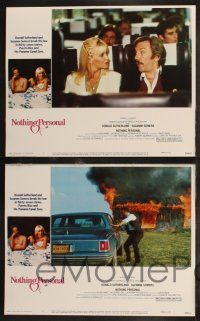 8y463 NOTHING PERSONAL 8 LCs '80 Donald Sutherland & sexy Suzanne Somers, Canadian comedy!