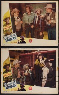 8y931 OVERLAND RIDERS 3 LCs '46 cowboy Buster Crabbe & wacky Al Fuzzy St. John!