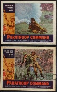 8y483 PARATROOP COMMAND 8 LCs '59 WWII kids living to the deadly thrill of jump & kill!