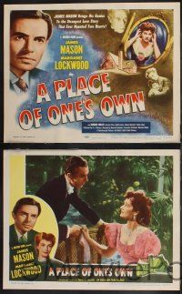 8y488 PLACE OF ONE'S OWN 8 LCs R49 James Mason, Margaret Lockwood, Barbara Mullen!