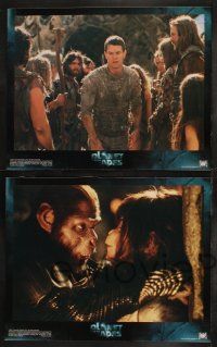8y017 PLANET OF THE APES 10 LCs '01 Tim Burton version, Mark Wahlberg, Helena Bonham Carter