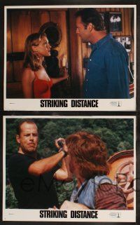 8y592 STRIKING DISTANCE 8 LCs '93 great images of Bruce Willis, Sarah Jessica Parker, Tom Sizemore!