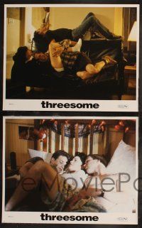 8y619 THREESOME 8 LCs '94 Lara Flynn Boyle, Stephen Baldwin, Josh Charles love triangle!