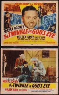 8y632 TWINKLE IN GOD'S EYE 8 LCs '55 Mickey Rooney, sexy Coleen Gray & chorus girls!