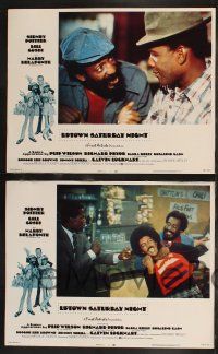 8y644 UPTOWN SATURDAY NIGHT 8 int'l LCs '74 Sidney Poitier & Bill Cosby with Harry Belafonte!