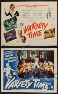 8y648 VARIETY TIME 8 LCs '48 radio M.C. Jack Paar hosts top RKO dance and comedy stars!