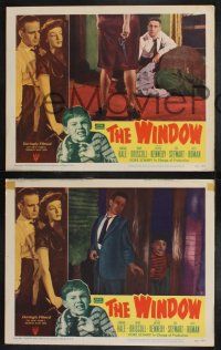 8y951 WINDOW 3 LCs '49 not even the police will help young Bobby Driscoll, who is marked for murder
