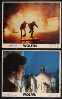 8y676 WOLFEN 8 LCs '81 Albert Finney, Gregory Hines, Diane Venora, werewolf horror!