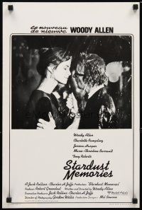 8z601 STARDUST MEMORIES Belgian '80 directed by Woody Allen, Charlotte Rampling!