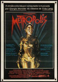 8z008 METROPOLIS Brazilian R84 Fritz Lang classic, great art of female robot!
