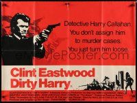 8z441 DIRTY HARRY British quad R70s great art of Clint Eastwood with gun & head in motion!