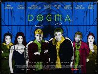 8z443 DOGMA DS British quad '99 Kevin Smith, Ben Affleck, Matt Damon, sexy Linda Fiorentino!