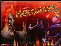8z453 HERCULES DS British quad '97 Walt Disney Ancient Greece fantasy cartoon, villains!
