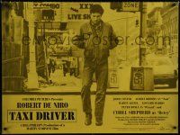 8z504 TAXI DRIVER British quad R06 classic image of Robert De Niro, directed by Martin Scorsese!