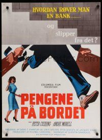 8z769 CASH ON DEMAND Danish '62 Peter Cushing, how to rob a bank and get away with it!