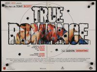 8z315 TRUE ROMANCE French 15x21 '93 Christian Slater, Patricia Arquette, written by Tarantino!