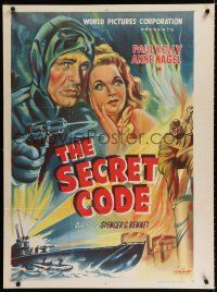 8z026 SECRET CODE Indian R60s Paul Kelly, Ann Nagel, greatest WWII spy action serial of all time!