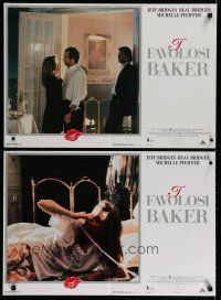 8z104 FABULOUS BAKER BOYS set of 6 Italian photobustas '90 the Bridges, sexy Michelle Pfeiffer!