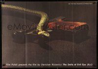 8z097 RYS Polish 27x38 '82 cool Czerniawski artwork image of snake & gun!