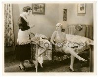 9a096 BACHELOR APARTMENT 8x10.25 still '31 sexy Claudia Dell gets advice from sister Irene Dunne!