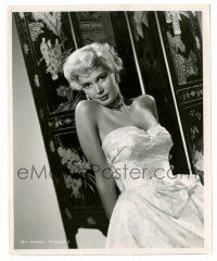 9a119 BEVERLY MICHAELS 8.25x10 still '51 sexy close portrait in low-cut dress by Coburn!