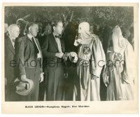 9a128 BLACK LEGION 8.25x10 still R56 men watch hooded klansman give a gun to Humphrey Bogart!