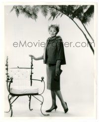 9a209 CRITIC'S CHOICE 8.25x10 still '63 full-length Lucille Ball in great dress & high heels!