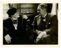 9a225 DINNER AT 8 8x10.25 still '34 great c/u of John Barrymore & Marie Dressler wearing veil!