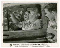 9a263 FACE IN THE CROWD 8.25x10 still '57 power-hungry preacher Andy Griffith laughing in car!