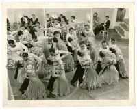 9a276 FLYING DOWN TO RIO 8x10 still '33 production number of young men & women dancing!