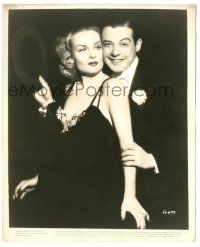9a286 FOOLS FOR SCANDAL 8x10 still '38 romantic close up of sexy Carole Lombard & Fernand Gravet!