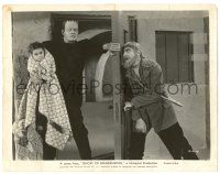9a314 GHOST OF FRANKENSTEIN 8x10.25 still '42 monster Lon Chaney holding young girl by Bela Lugosi!