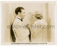 9a335 GOLD DIGGERS OF 1935 8x10.25 still '35 pretty Gloria Stuart smiling at Dick Powell in tuxedo!