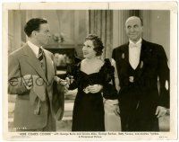 9a380 HERE COMES COOKIE 8x10.25 still '35 George Burns glares at Gracie Allen, who cut his jacket!