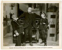 9a396 HOUSE OF DRACULA 8.25x10 still '45 best image of Frankenstein monster overpowering guards!