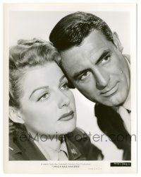 9a413 I WAS A MALE WAR BRIDE 8x10 still '49 super close up of sexy Ann Sheridan & Cary Grant!